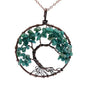 Crystal Natural Stone Tree Necklace - Oracles Bounty