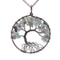 Crystal Natural Stone Tree Necklace - Oracles Bounty