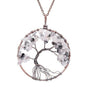 Crystal Natural Stone Tree Necklace - Oracles Bounty