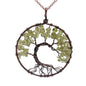 Crystal Natural Stone Tree Necklace - Oracles Bounty