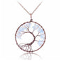 Crystal Natural Stone Tree Necklace - Oracles Bounty