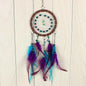 Dreamy Handcrafted Dream Catcher with Turquoise and Feathers - Oracles Bounty