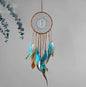 Dreamy Handcrafted Dream Catcher with Turquoise and Feathers - Oracles Bounty