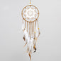 Dreamy Handcrafted Dream Catcher with Turquoise and Feathers - Oracles Bounty