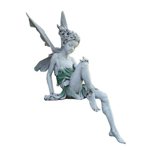 Enchanted Resin Flower Fairy Statue for Indoor and Outdoor Decoration - Oracles Bounty