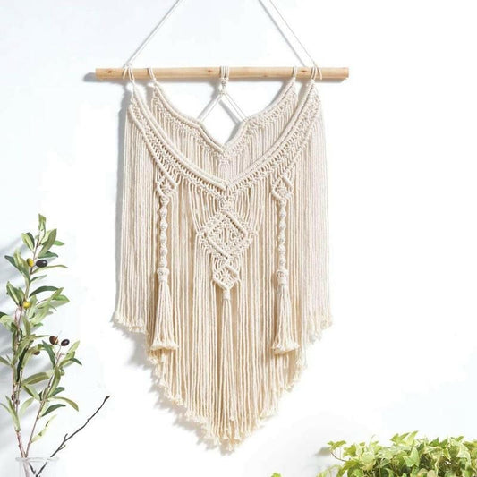 Handcrafted Cotton Macrame Tapestry Wall Art - Oracles Bounty