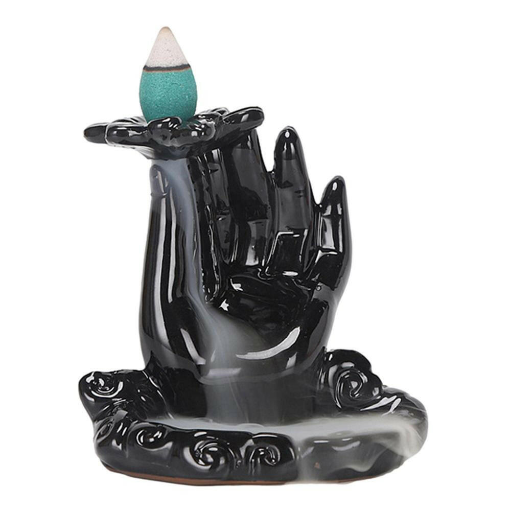 Mystical Black Backflow Incense Burner - Oracles Bounty