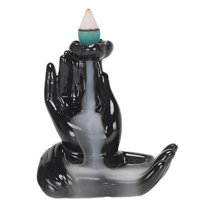 Mystical Black Backflow Incense Burner - Oracles Bounty