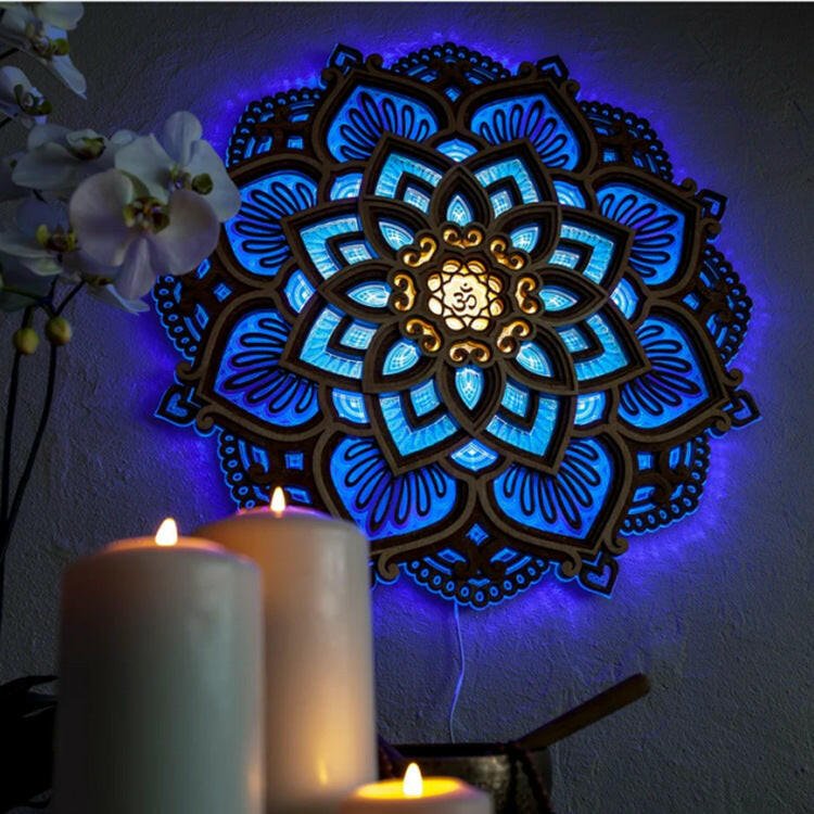 Mystical Mandala Ambient Decorative Light - Oracles Bounty