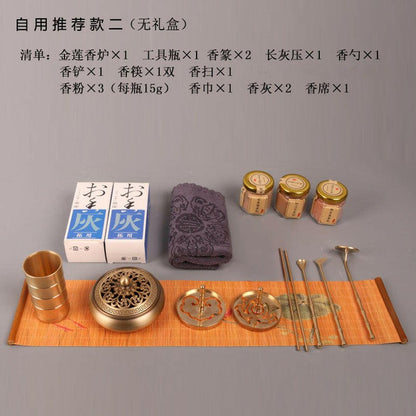 Pure Copper Incense Introductory Set - Oracles Bounty