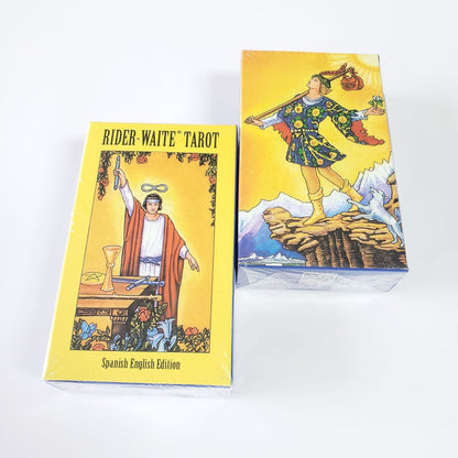 Raider Waite Bi - lingual Tarot Deck - Oracles Bounty