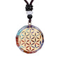 Seven Chakra Balancing Organite Pendant Necklace - Oracles Bounty