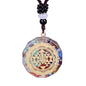 Seven Chakra Balancing Organite Pendant Necklace - Oracles Bounty