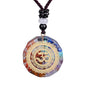 Seven Chakra Balancing Organite Pendant Necklace - Oracles Bounty