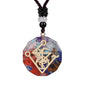 Seven Chakra Balancing Organite Pendant Necklace - Oracles Bounty