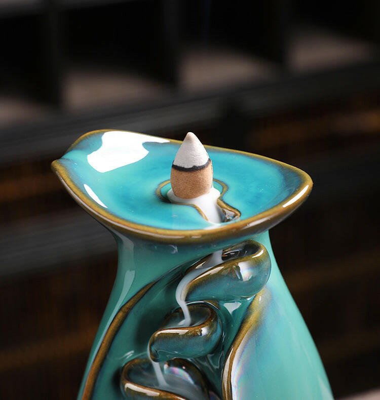 Tranquil Cascade Incense Fountain - Oracles Bounty