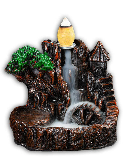 Tranquil Cascading Incense Fountain - Oracles Bounty