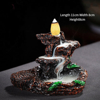 Tranquil Cascading Incense Fountain - Oracles Bounty