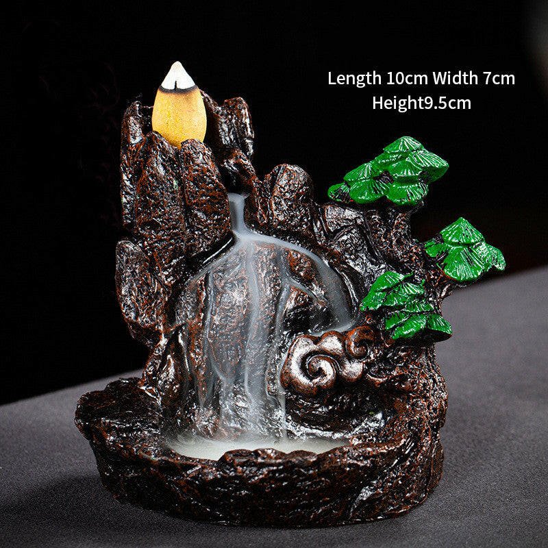 Tranquil Cascading Incense Fountain - Oracles Bounty