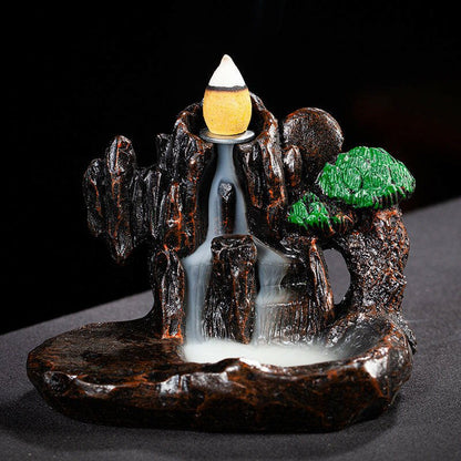 Tranquil Cascading Incense Fountain - Oracles Bounty