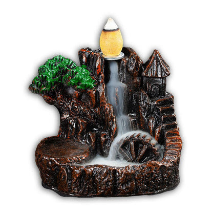 Tranquil Cascading Incense Fountain - Oracles Bounty