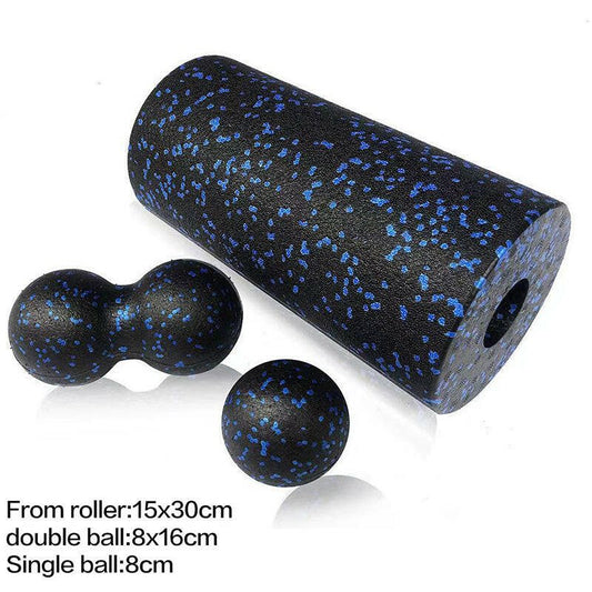 Ultimate Fitness and Recovery EPP Foam Yoga Roller and Massage Balls Set - Oracles Bounty