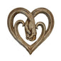 Unity Embrace Love Heart with Hands Wooden Artwork - Oracles Bounty