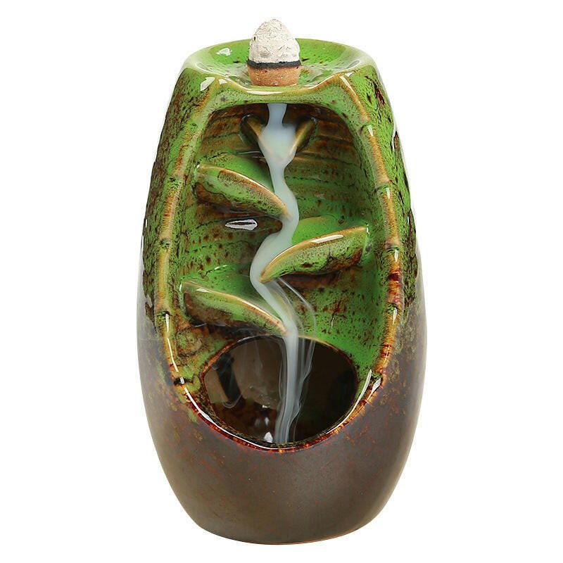 Vibrant Ceramic Backflow Incense Cascades - Oracles Bounty