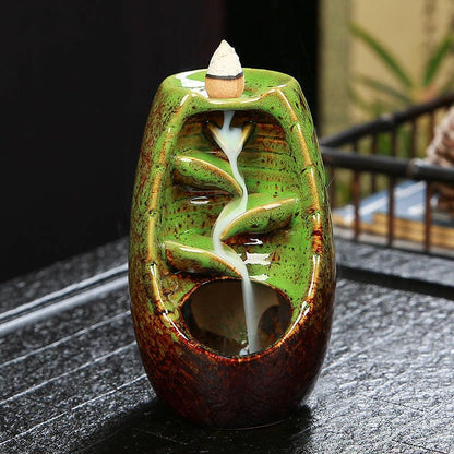 Vibrant Ceramic Backflow Incense Cascades - Oracles Bounty