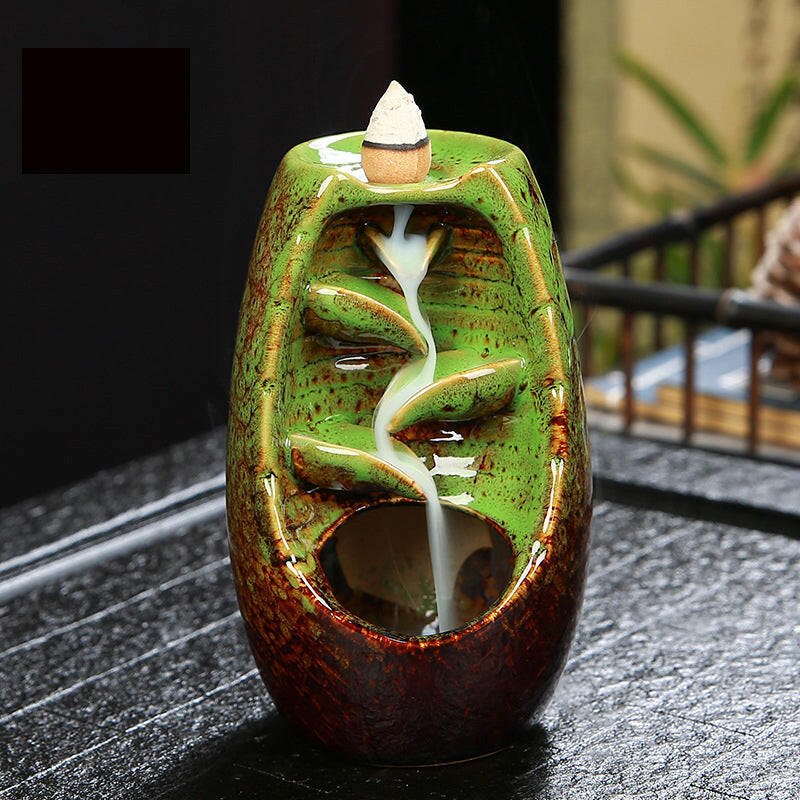 Vibrant Ceramic Backflow Incense Cascades - Oracles Bounty